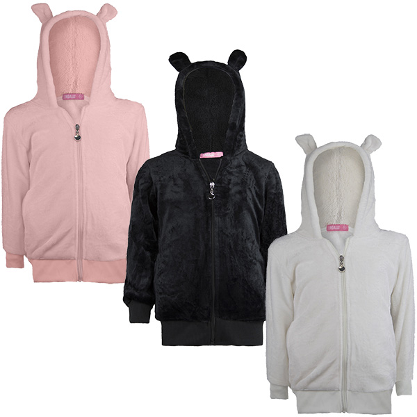 kids fluffy hoodie